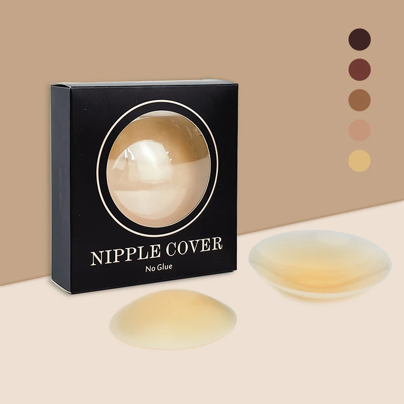INVISFEEL Popular Seamless Silicone Underwear Pull-Up Silicone Nipple Cover Invisible Nipple Cover