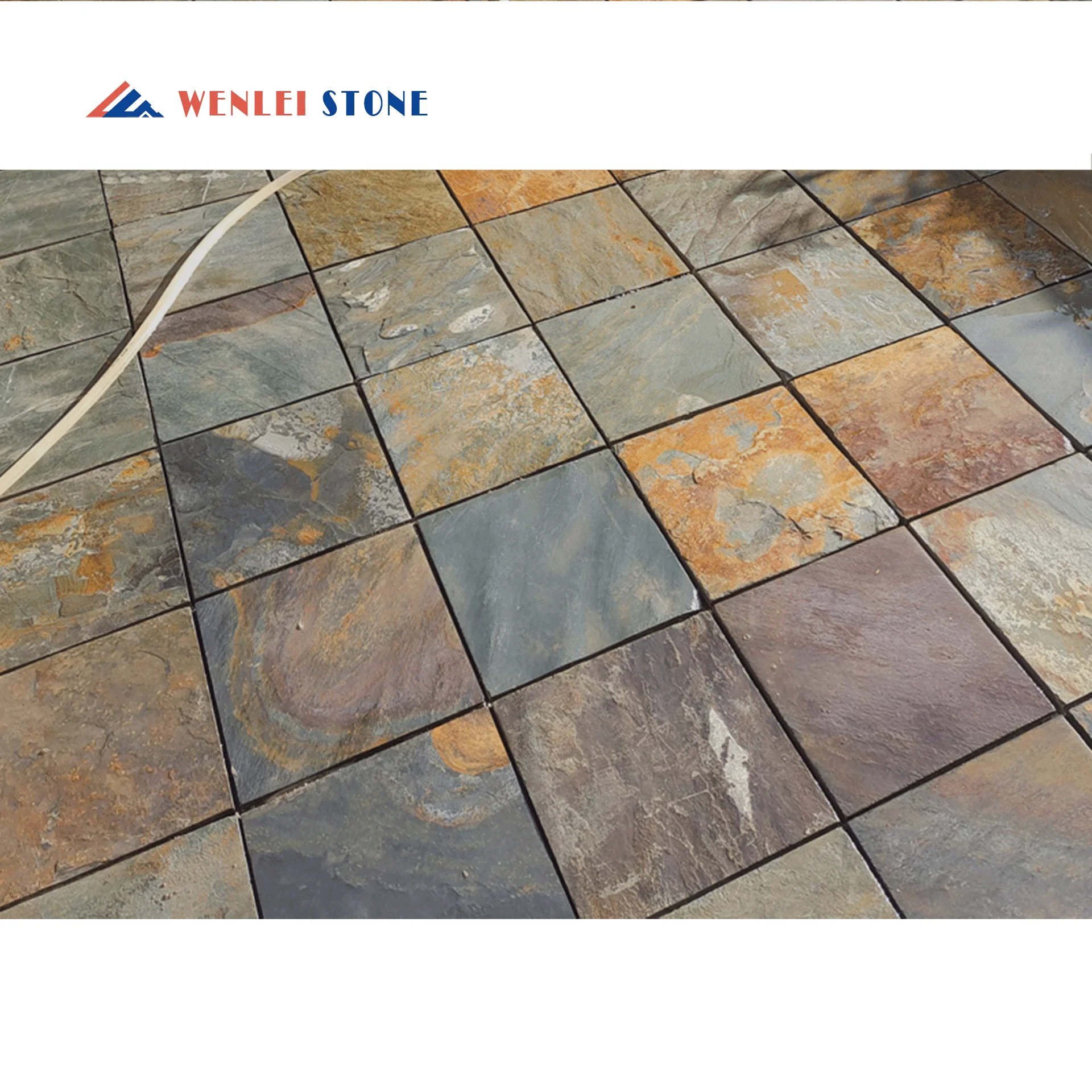 Slate Paving Stones Outdoor Split Slate Stone Slabs Rustic Floor Tiles Slate Tile Stone Paving