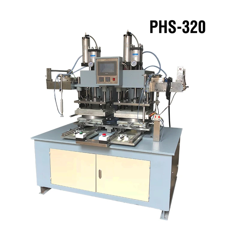 PHS-320 Full Automatic plastic plates hot foil stamping machine, plate gilding edge printing machine