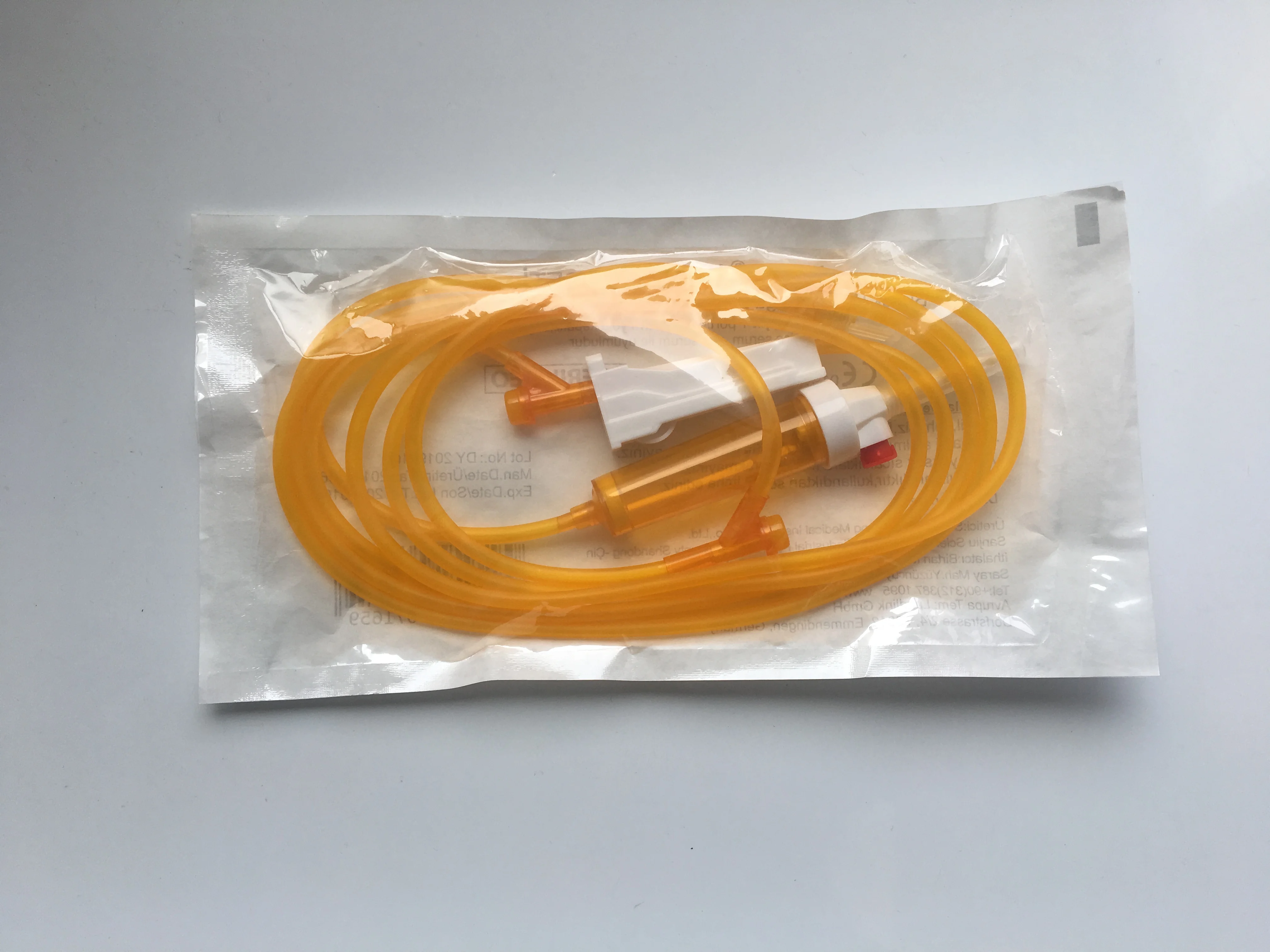 
Pump use infusion set with Y-site 
