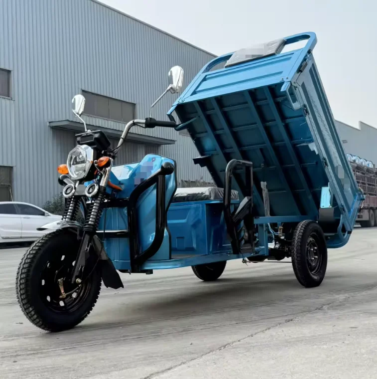 3 Wheel Electric Motorcycle 1500W Electric Cargo Tricycle Bike Big Carriage Factory Wholesale Electric Cargo Bike