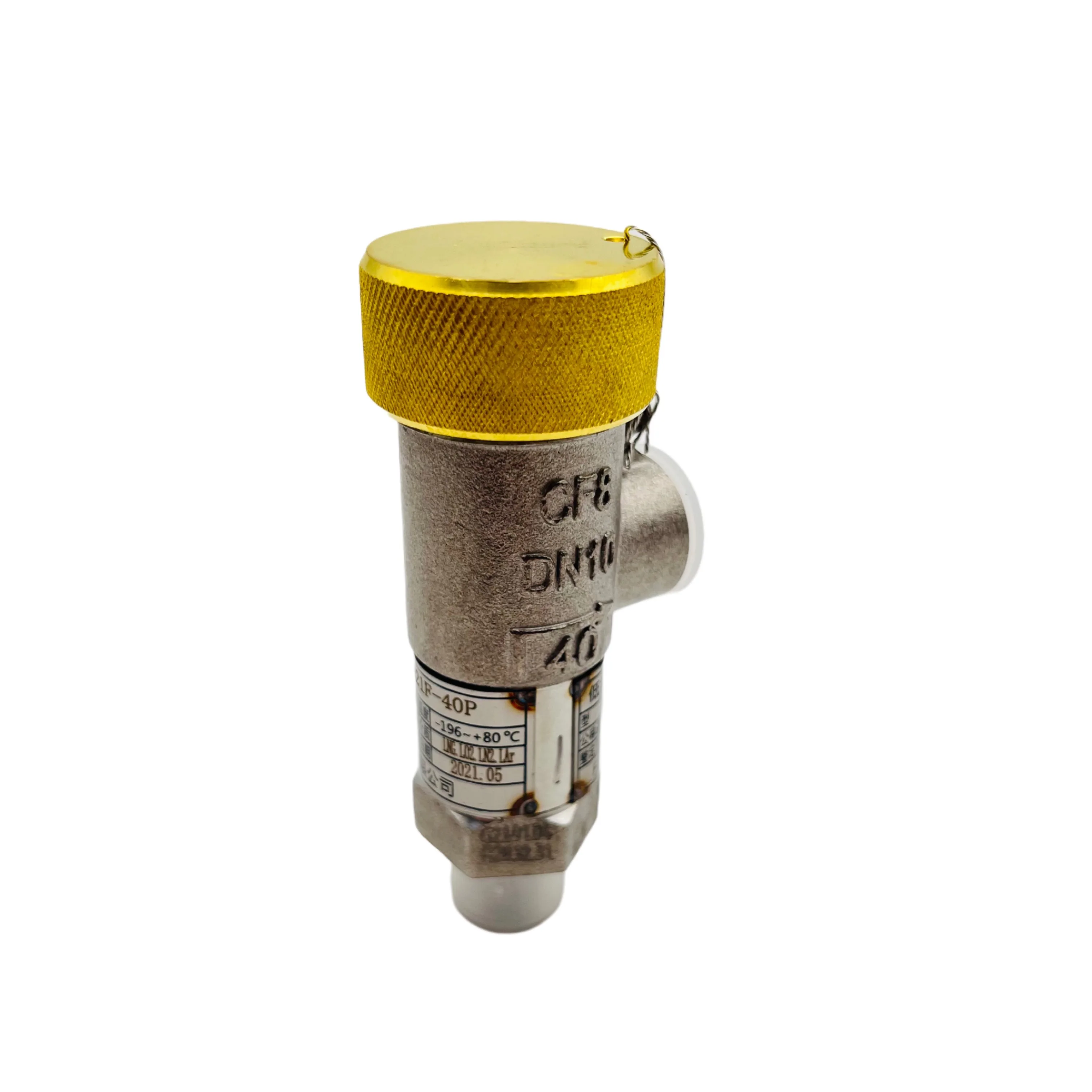 M16*1 thread 4Mpa stainless steel cryogenic low lift safety relief valve DA-10A1 for lng ln2 lar ect