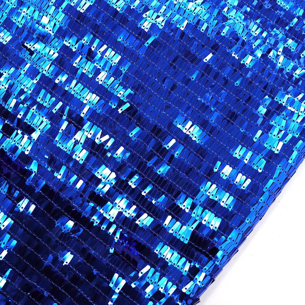Special bead mesh embroidered sequin fabric color custom for evening wear fabric