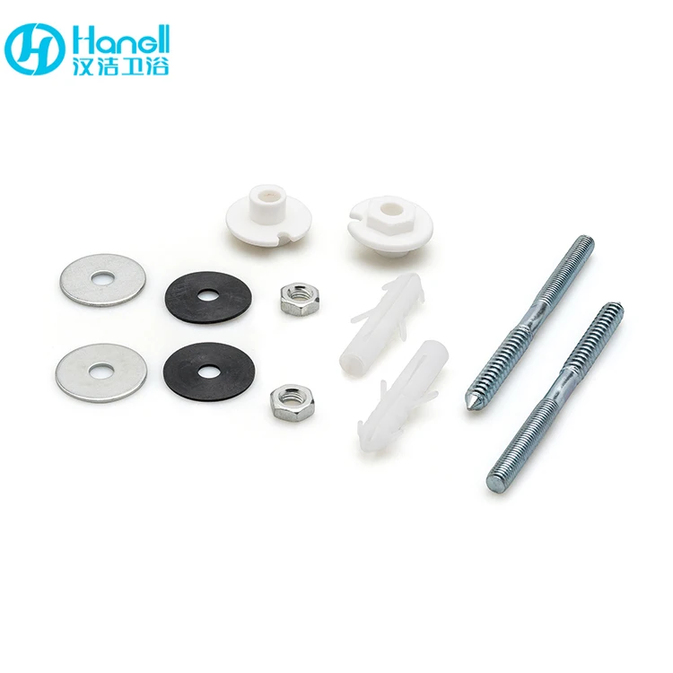 High quality stainless steel wall hung toilet install screws Wall Mounted basin fixing bolts