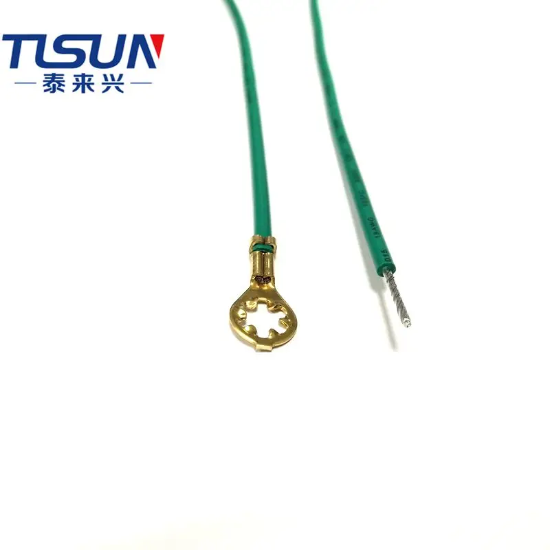 Customize TE Non-slip Brass Star Ring Terminal Wire Harness