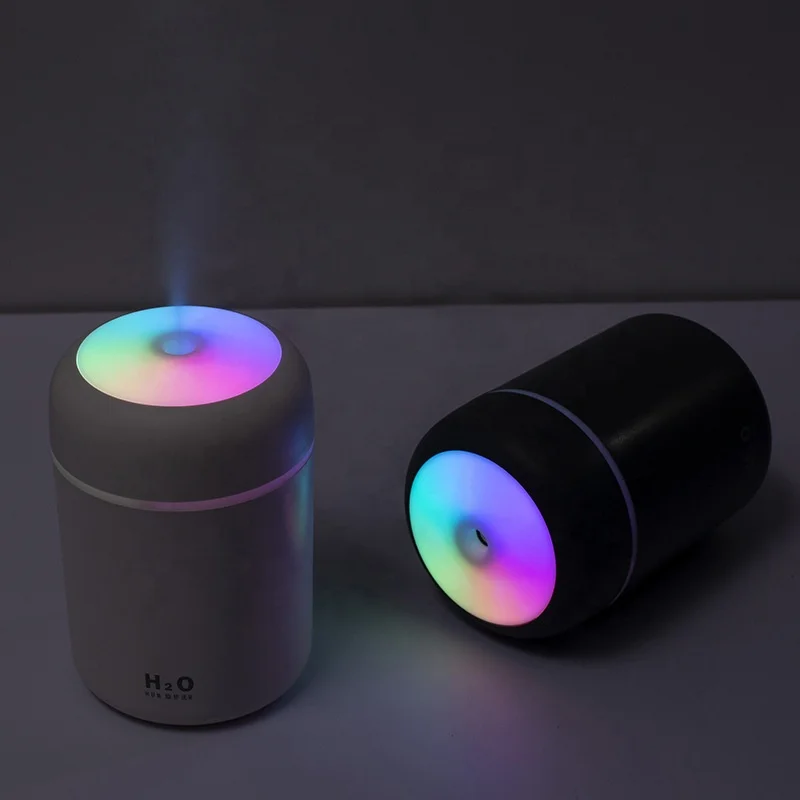  Лидер продаж 2021 Настольный портативный ультразвуковой увлажнитель воздуха USB H2o с красочным ночником для дома офиса