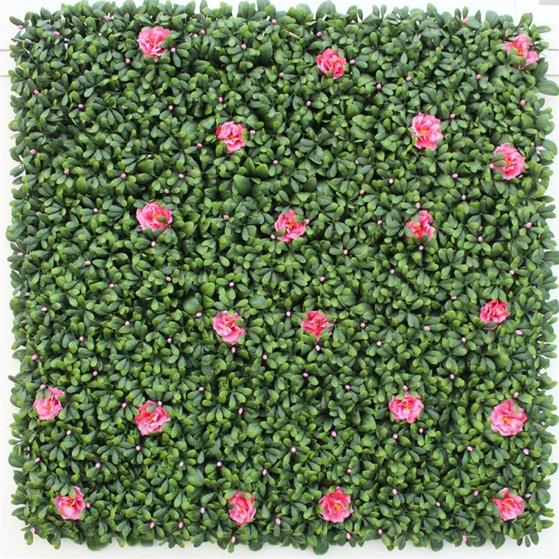 Outdoor Indoor Large Decorative Artificial Living Green Wall For Landscaping