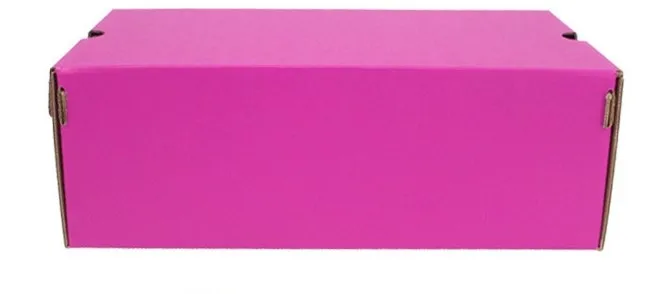 Wholesale Cardboard Shoe Boxes For Sale, Custom Logo Spot Sale Pink Cheap Price Corrugated Paper Shoe Box