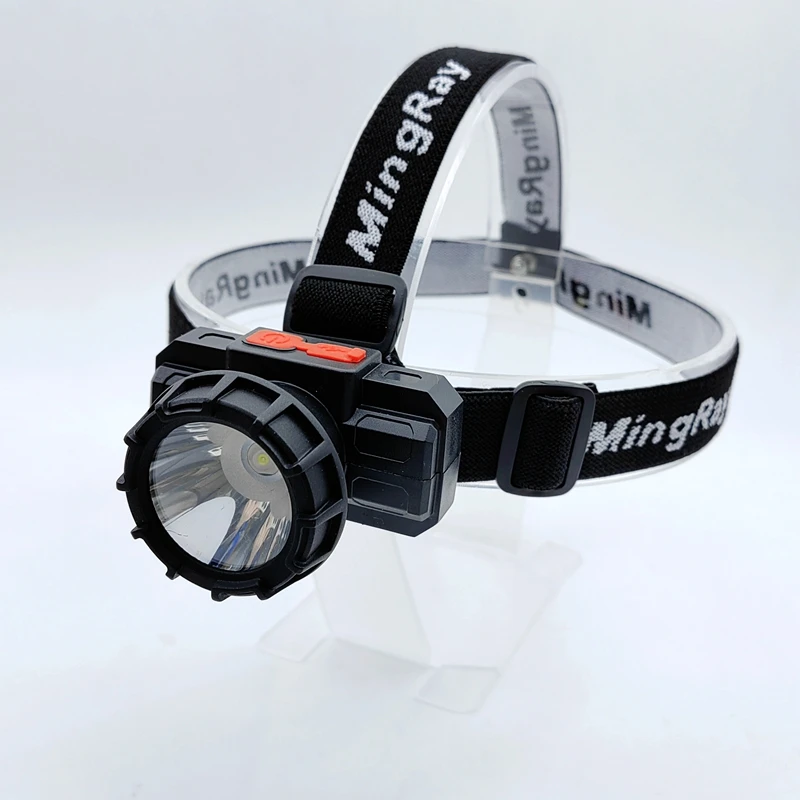 Mingray NEW LED Rechargeable Headlamp cheap price lithium included led headlight rechargeable ningbo factory promotional outlet