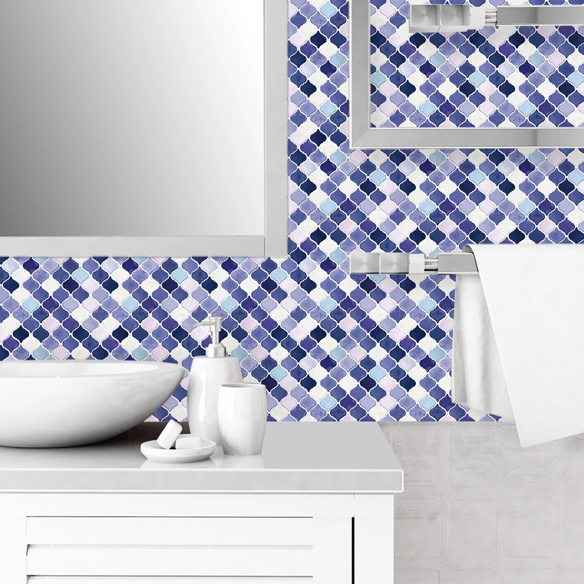 Vivid Tiles Factory Outlet Home Decoration Stick On Tiles House Decor Vinyl Backsplash For Kitchen Living Room Wall