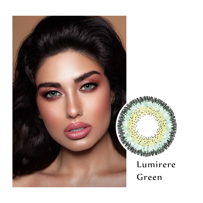  moonve Manufacturer Colored Contact Lens Private Label Nature Lumirere Green