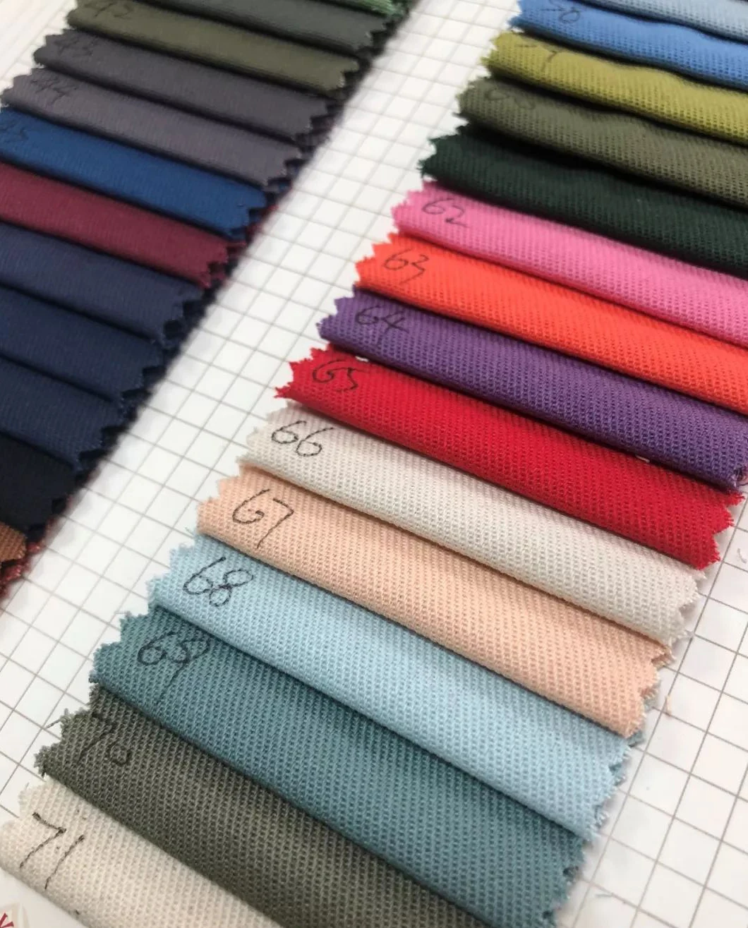 high quality in stock COARSEDRILL woven cotton fabric double twill khaki fabric for suit, pants, suits