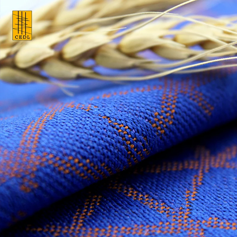 Fashionable Hot Selling Fireproof Smoke  for Air Seat Train  Bus Seat Fabric  Wool Polyester Jacquard FabrIc Yard Dyed Fabric