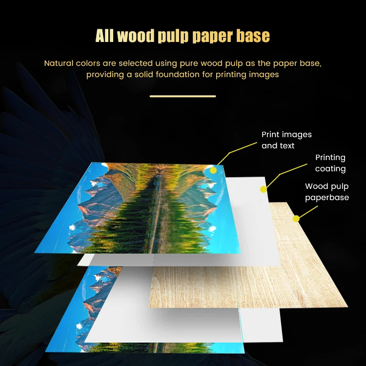 Wholesale High Quality Waterproof White Glossy inkjet label Paper Printable A4 Photo Paper From China