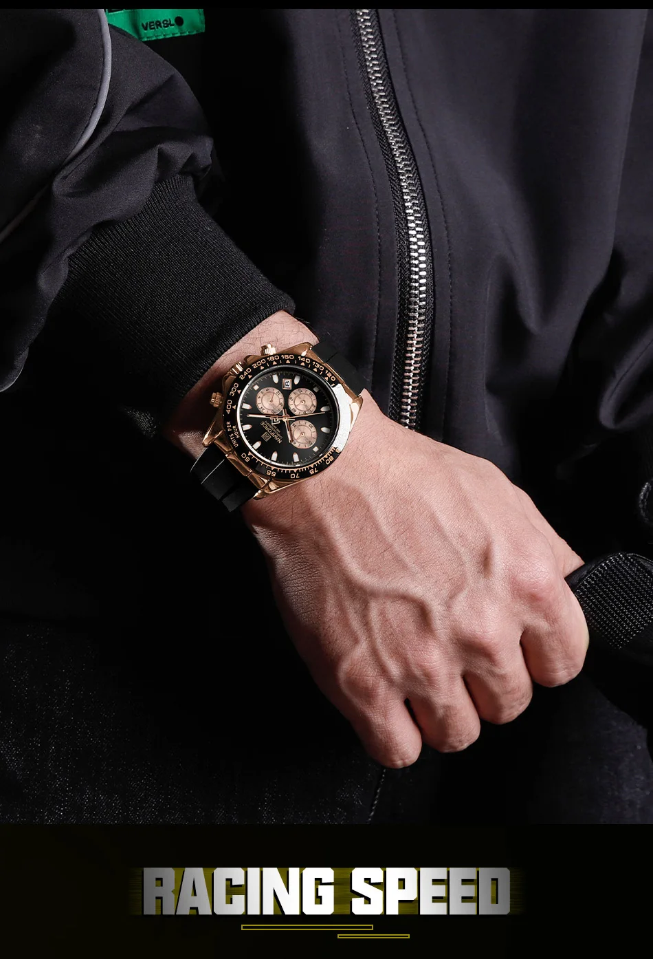 factory wholesale price with Date NAVIFORCE 8054 RGBB Luxury Chronograph men design Luminous Quartz watches