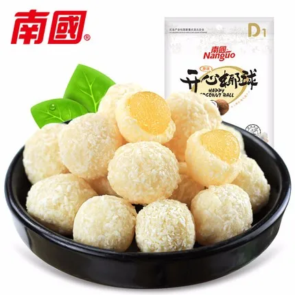 Gummy center filled coconut ball 200g