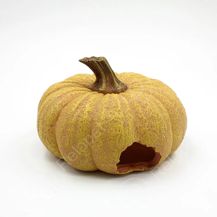 Reptile Rock Hide Cave, Aquarium Habitat Decor Rock Tortoise Hideout for Lizards, Turtles, Reptiles, Amphibians, Fish