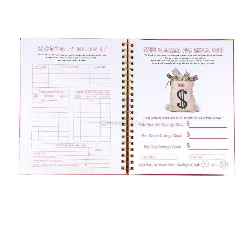 Completely Custom Yearly Monthly Weekly Goals Planner Credit Tracker Finances/Budget Money Management Manifestations Journal