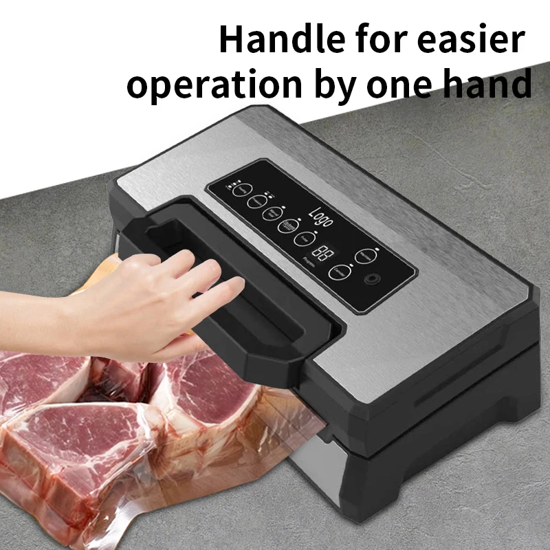 Custom Handle Type Vacuum Sealer Automatic electric Vacuum Food Sealer Vacuum Preservation Machine