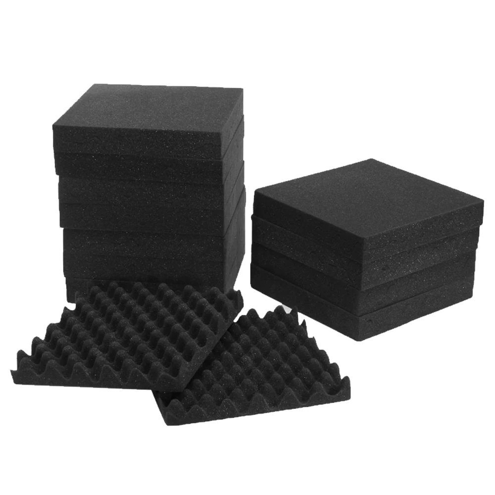 Горячая продажа звукоизоляционные акустические ящики для яиц настенная панель из полиуретановой пены шумоподавление шумопоглотитель эхо