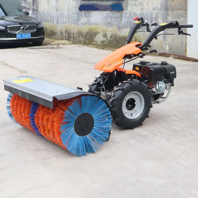 Multi-functional Diesel  Mini Snow Blower Machine Hydraulic Popular Snowplows  Walk Behind Snow Removal Machine Price