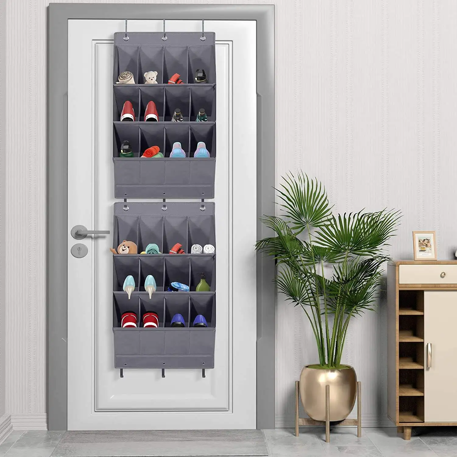 Design Over The Door Shoe Organizer Hanging Shoe Organizer Pocket Wall Shoe Organizer