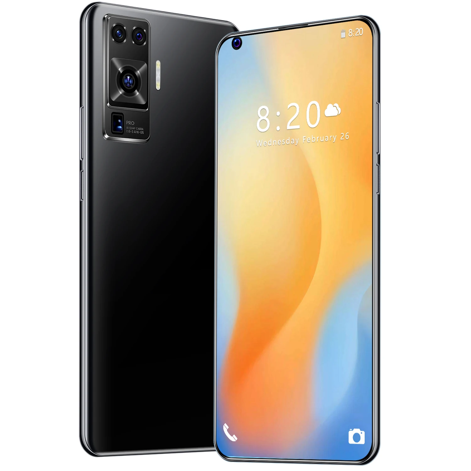 X50 PRO 7.2 inch 8GB+256GB 24MP+48MP Cheap Smart Phones 5G Made in China Mobile Android Cell Phones Telephone Smartphone