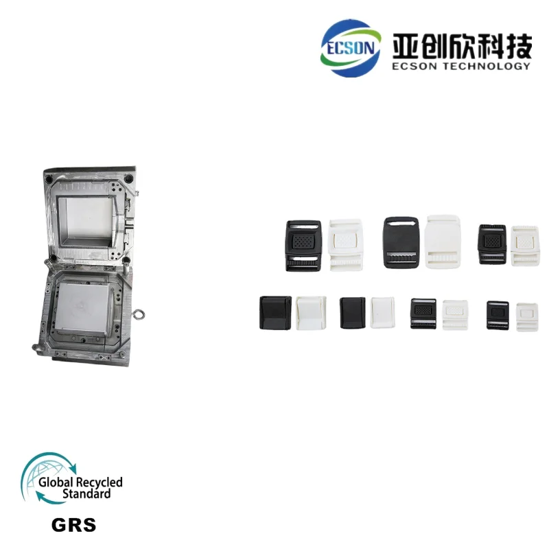 Plastic Buckles Luggage Straps Buckles Mother Bag Straps Buckles Injection Molding Precision Cold Hot Runner Plastic Custom Mold
