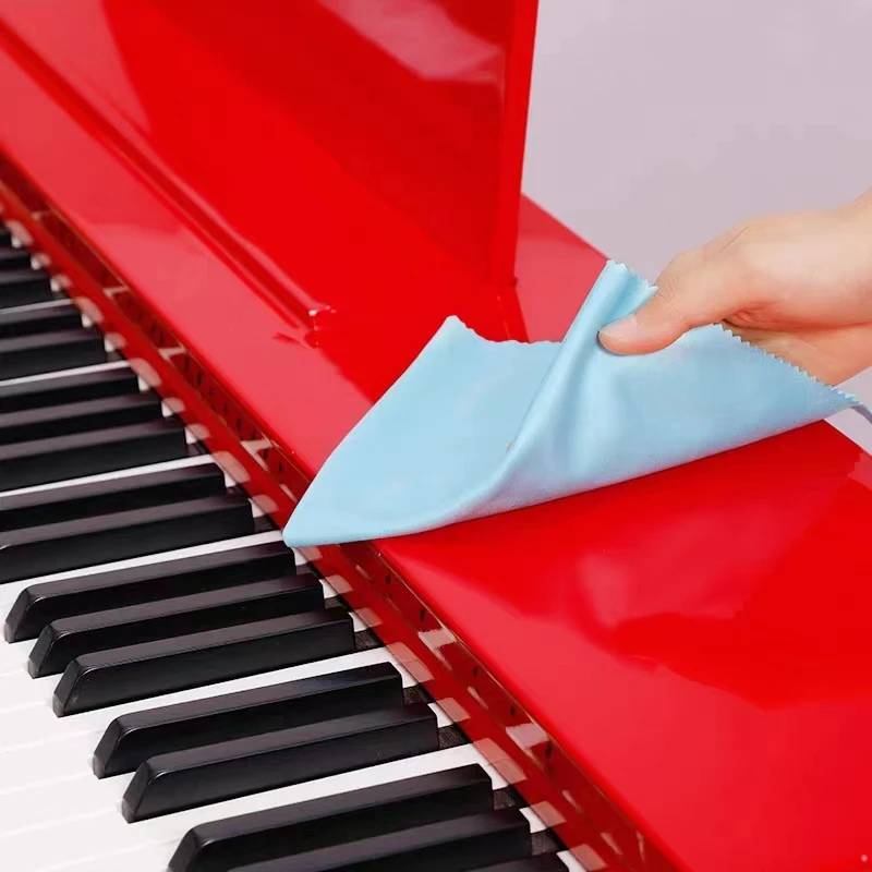 Guitar/piano/violin usage cleaning cloth microfiber cleaning cloth for musical instrument