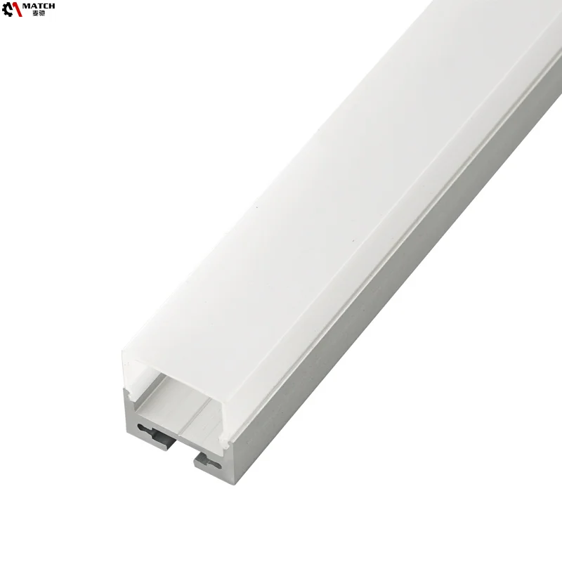 For Kitchen Cabinet Ceiling Light Strip Alu Perfiles U Shape Heatsink Housing Channel Extrusion Recessed Aluminum Led Profile