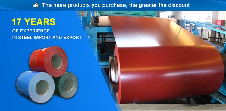 coil ppgi color coated steel prepainted galvanized carbon steel coil 2mm 3mm to 12mm thickness