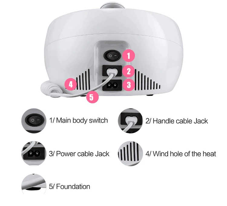 Home high frequency skin rejuvenation device rf facial body