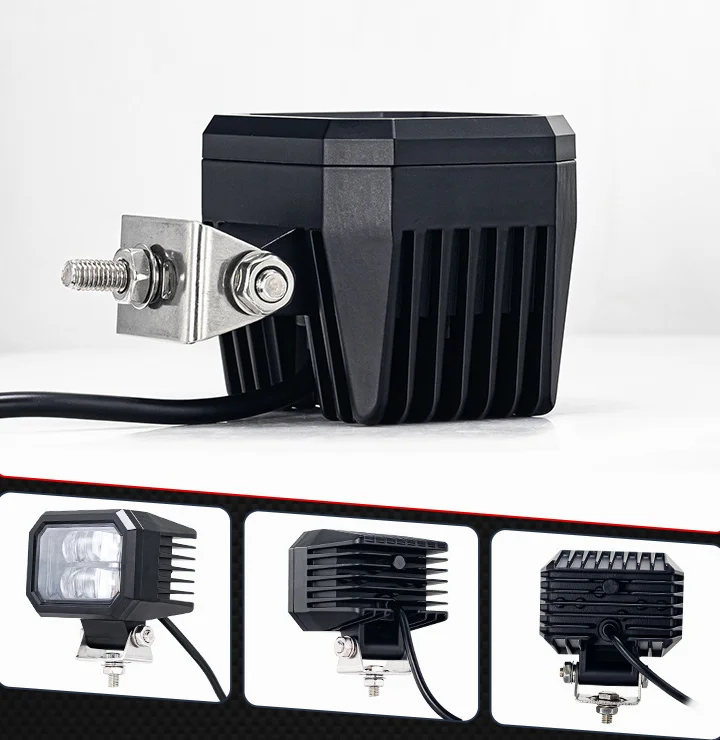 Forklift Safety Light LED Red Zone Warehouse Pedestrian Warning Light Truck Security Indicator Spotlight