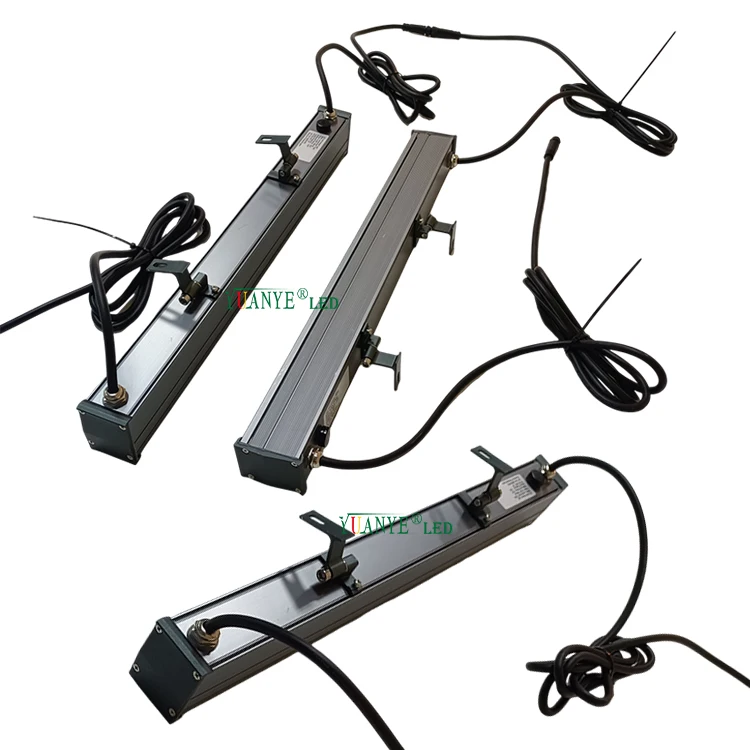 Dmx512 Outdoor Permanent Outdoor Lights Aluminum Material Rgb Rgbwa 4In1 Wall Washer Stage Lighting Facade Decoration