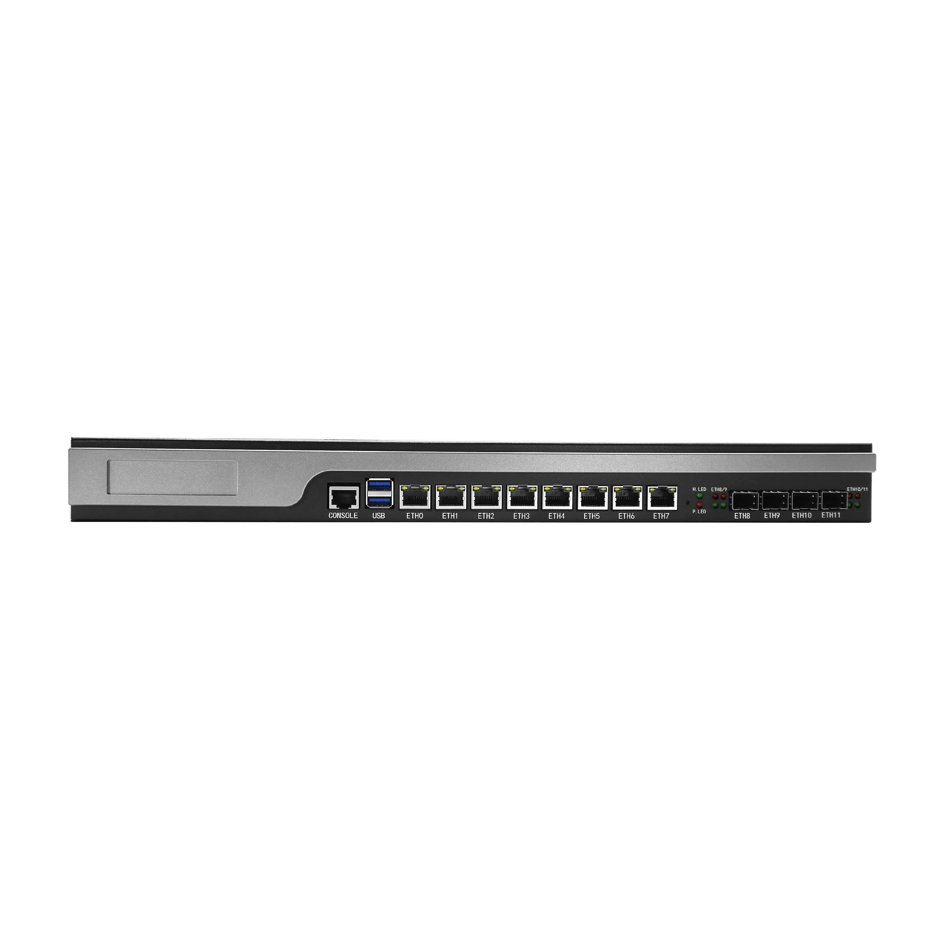 1U Rack Firewall Appliance Core i3 i5 i7 i9 9th Gen with 8LAN DDR4 Security Firewalls Mini Servers Pfsense 1U PC