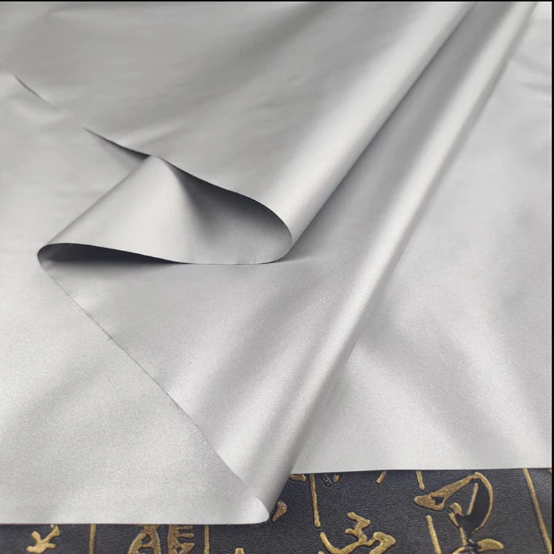 210D Silver Coated Lightweight Waterproof Umbrella Fabric 100% Polyester Flame Retardant For Luggage