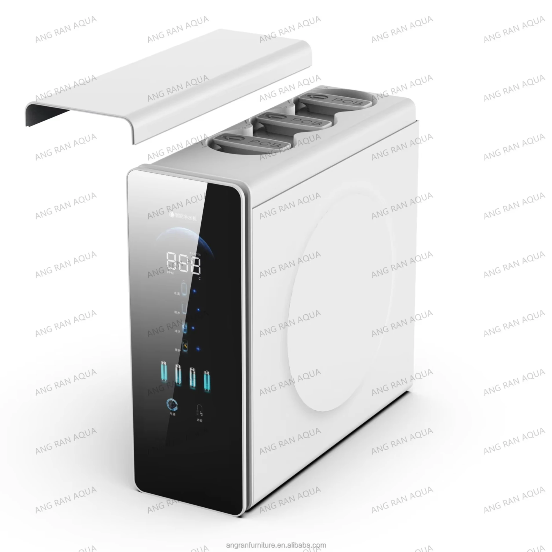 Fully Automatic Intelligent 100G Water Purifier Filtration Reverse Osmosis Water Filter System Filtro De Agua