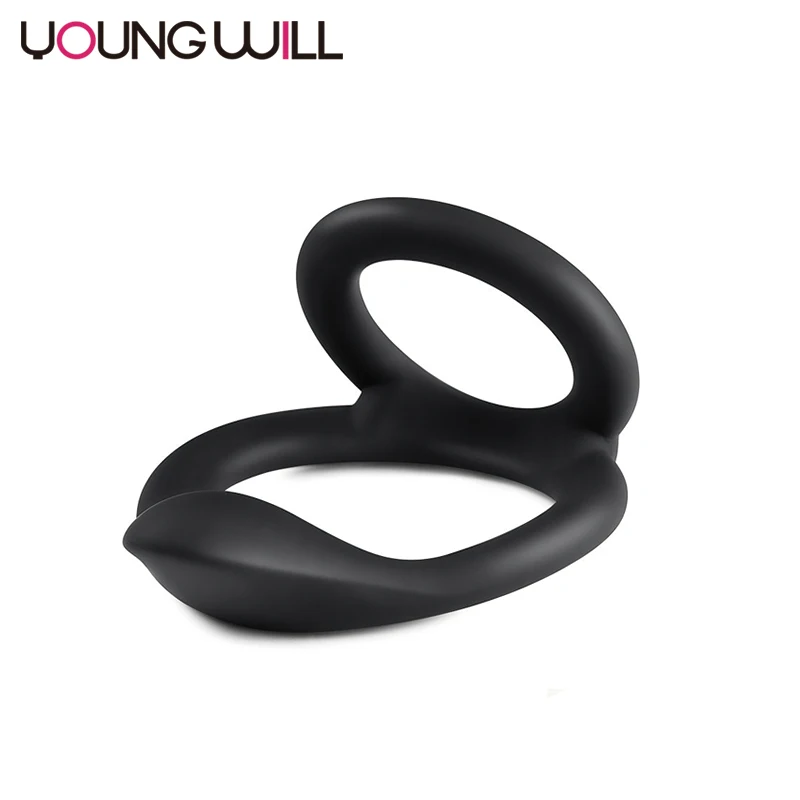 Men Penis  Style Solid Striped Metallic Look Matte Colors Ejaculation Exercise Vibrating Cock Ring