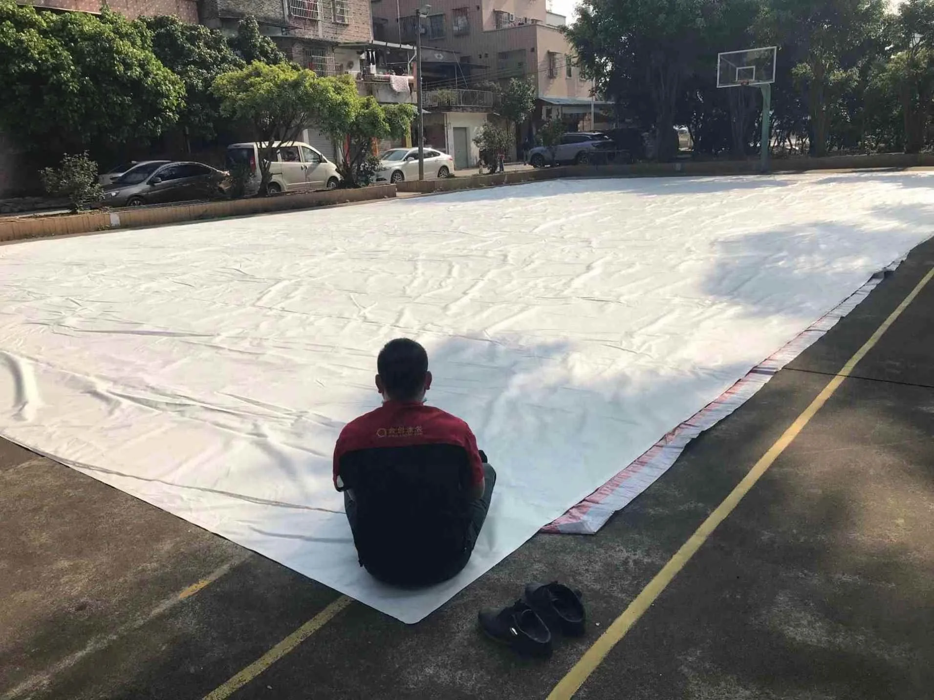 Open Face Retractable Mobile Telescopic Paint Spray Booth for Large Workpieces