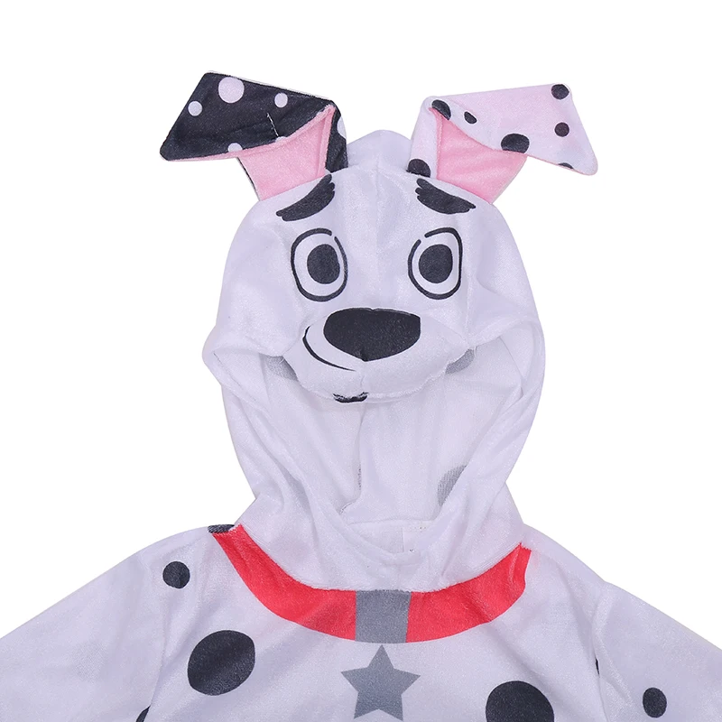 Wholesale Baby Kids Animal Lovely Spotted Dog Dalmatians Cosplay Jumpsuit Outfit Halloween Carnival Party Costume
