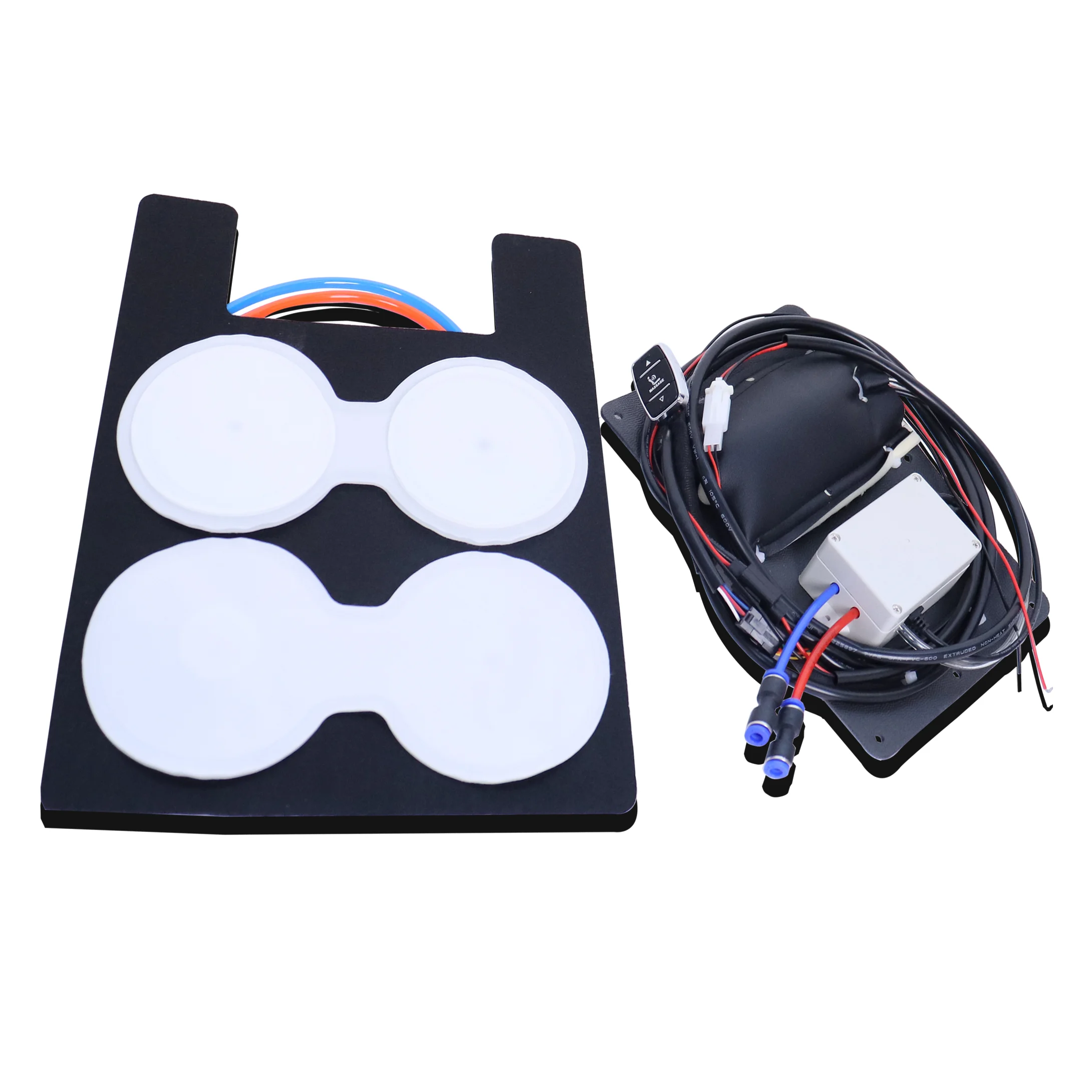 China professional manufacturer wholesale custom aftermarket  12V car seat pneumatic massage kit with lumbar support