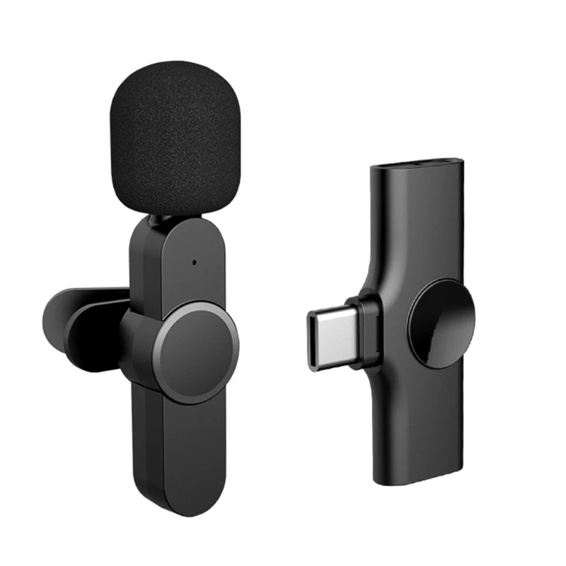 Mini 2.4g Wireless lavalier clip on  microphone