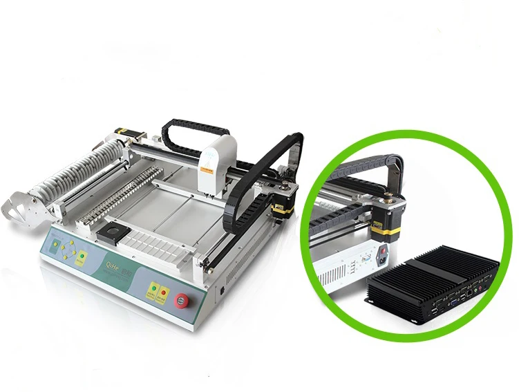 Automatic TVM802AX Vision Multifunction Small Pick and Place Machine With 29 Smt Stick Feeders Manual Small PNP Machine