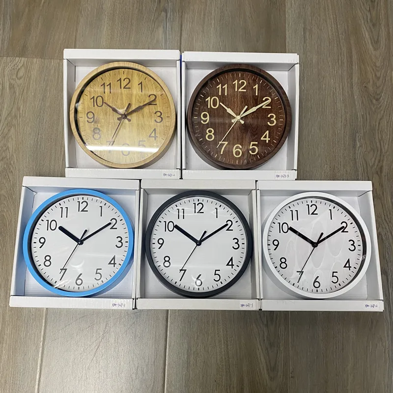 7 Inch Silent Quartz Non Ticking Living Room Office Home Decor Simple Wall Clocks