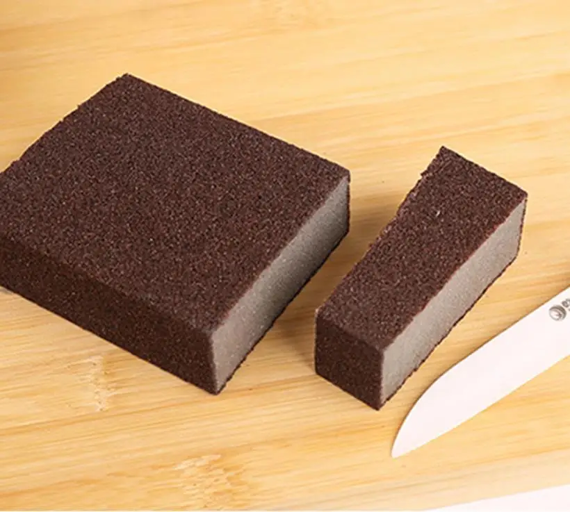 Nano Carborundum Sponge  Quickly Cleans Magic Eraser  Kitchen Removing Rust Cleaning Sponge The magic pot cleaner
