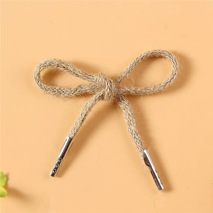 Wholesale Cheap Paper Bag String Jute Rope Handle With Metal