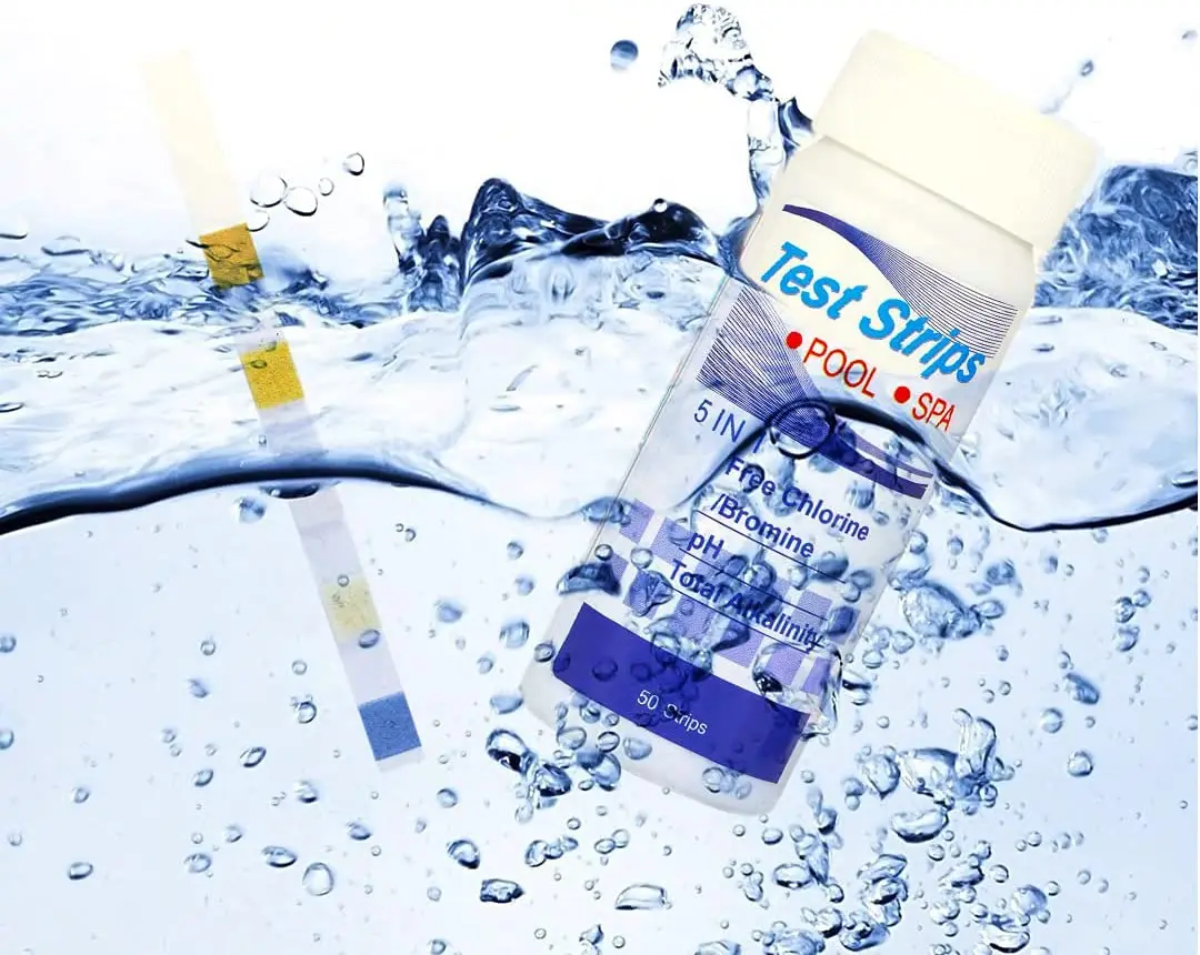 5 in 1 water test strips for pool spa test strips & aquarium water test strip