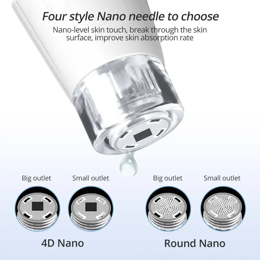 Needle Free Injection Automatic Water Light Beauty Instrument Wireless Rechargeable Nano Microcrystalline Water Light Pen