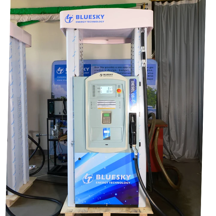 Bluesky Electric Mechanic Novelty Fuel Dispenser 2 Nozzle Fuel Dispenser Smart Fuel Dispenser