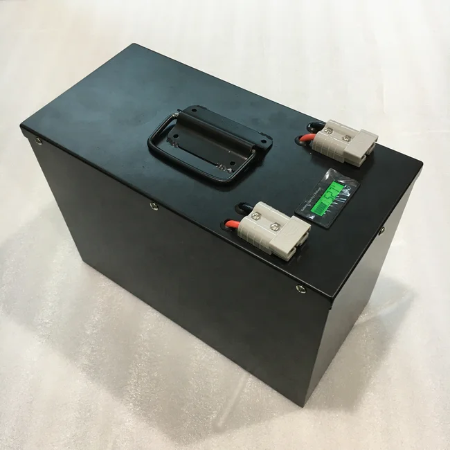 Литий-ионный аккумулятор для гольф-мобиля lifepo4 48 в 50 Ач с 15S BMS А и ЖК-дисплеем